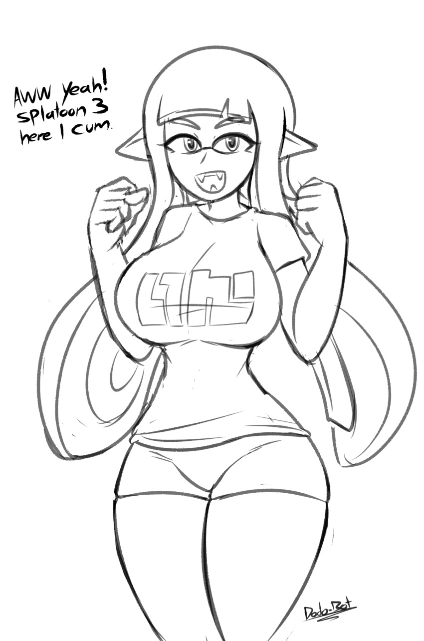 1girls clothed dodo-bot inkling_girl nintendo sketch solo splatoon tagme