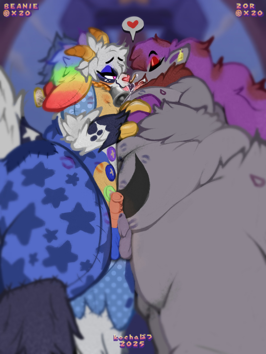 2025 3:4 absurd_res animal_genitalia animal_penis animate_inanimate anthro anthro_on_anthro ass balls beanie_buttons bell bell_collar bovid breast_tattoo breasts butt_tattoo caprine closed_eyes collar crane_game ear_piercing ear_tag equine_genitalia equine_penis erection facial_piercing fan_character foreskin frottage fur generation_5_pokemon genitals goat grey_body grey_fur gynomorph gynomorph/gynomorph hair heart_eyes heart_symbol hi_res huge_thighs humanoid_genitalia humanoid_penis intersex intersex/intersex kiss_mark kissing kochapatsu living_plushie mammal mario_party multi_nipple nintendo nipples nose_piercing nose_ring nude outercourse penile penis penises_touching piercing plushie plushie_tag pokemon pokemon_(species) purple_hair ring_piercing sex shiny_pokemon side_boob small_penis tattoo thick_thighs wide_hips zor_(nya4) zoroark