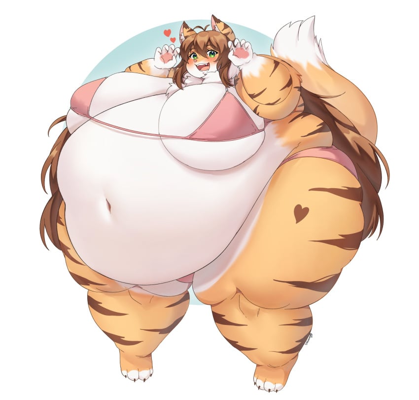 anthro big_breasts breasts dasan24 fat female furry overweight tagme