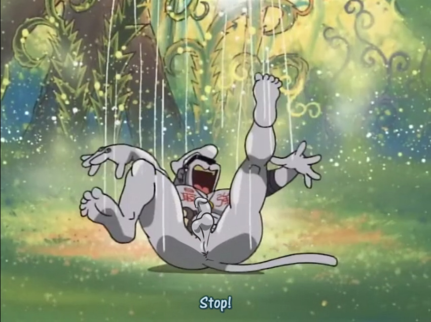 balls digimon digimon_(species) edit edited erection etemon genitals grey_body male male_only penis retracted_foreskin screencap screenshot screenshot_edit uncut unknown_artist