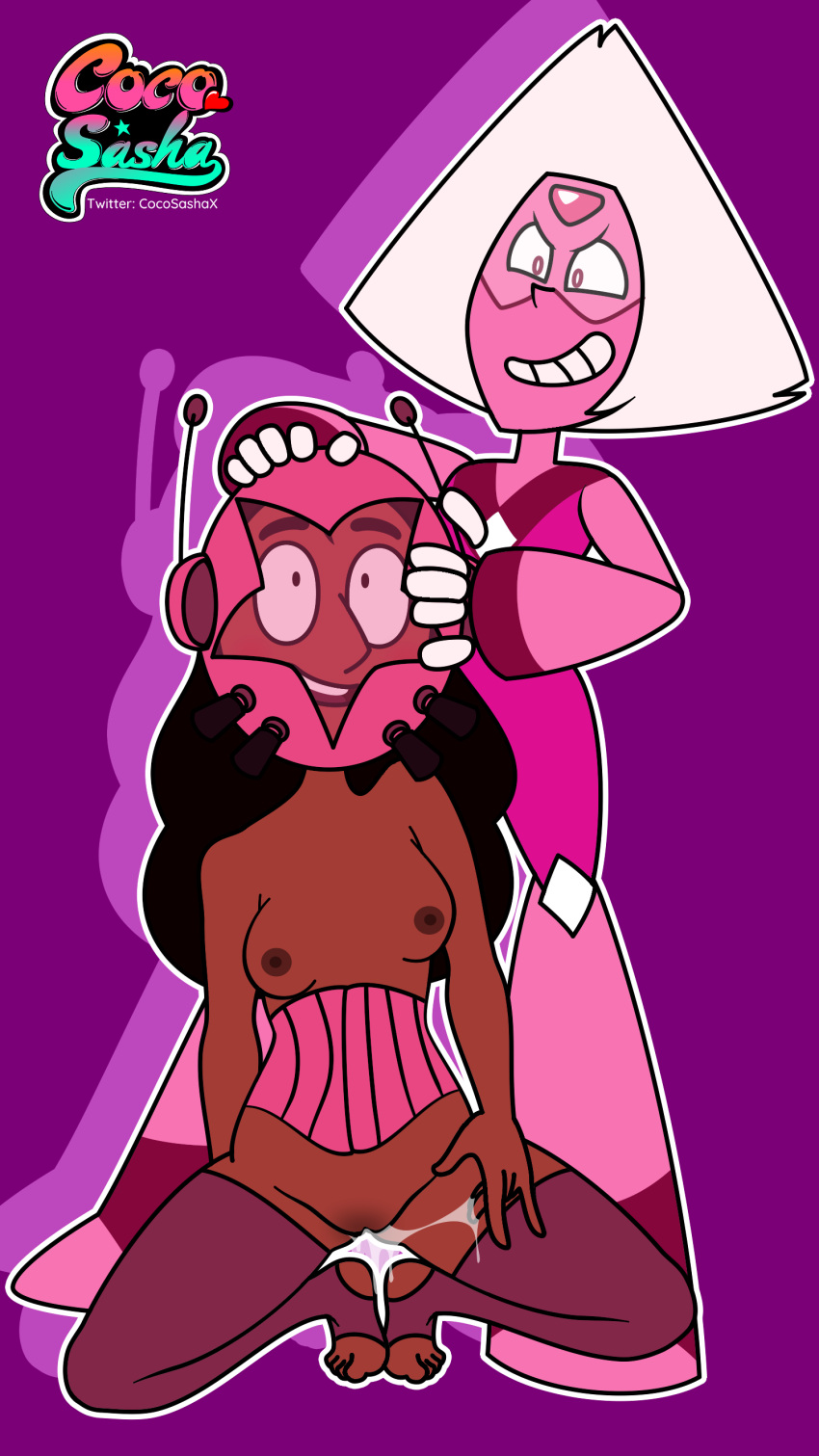 2022 cocosashax commission connie_maheswaran corruption digital_media_(artwork) masturbation mind_control peridot_(steven_universe) poppers steven_universe wet_pussy