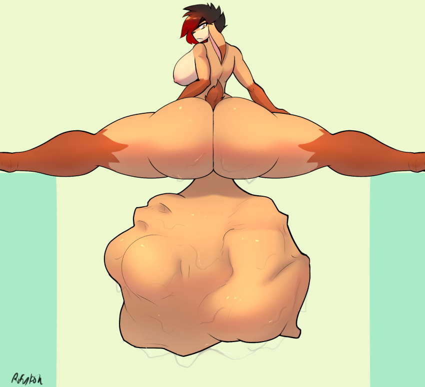 1futa anthro ass ball_bulge balls big_balls big_breasts big_butt black_hair black_nose bodily_fluids body_outline breast_imprints breasts brown_body brown_fur cock_vore completely_nude countershade_breasts countershade_face countershading ear_markings face_imprint facial_markings female female_prey flexible floppy_ears fur futa_focus futa_only futanari genitals gloves_(marking) group gynomorph gynomorph/female gynomorph_pred hair head_markings hi_res highlights_(coloring) huge_balls huge_breasts hyper hyper_balls hyper_genitalia imprint intersex intersex/female intersex_pred lagomorph leg_markings leporid looking_back looking_down mammal markings multicolored_body multicolored_fur multicolored_hair multiple_prey nipples nude nude_futanari orange_eyes penile penis pink_inner_ear pink_nipples rabbit rear_view red_hair red_highlights rifykoh saggy_balls same_size_vore scut_tail serious_face short_hair short_tail side_boob simple_background socks_(marking) solo solo_focus splits spread_legs spreading sweat sweat_disposal sweaty_balls sweaty_butt sweaty_genitalia tan_body tan_fur thick_thighs trio two_tone_hair vore