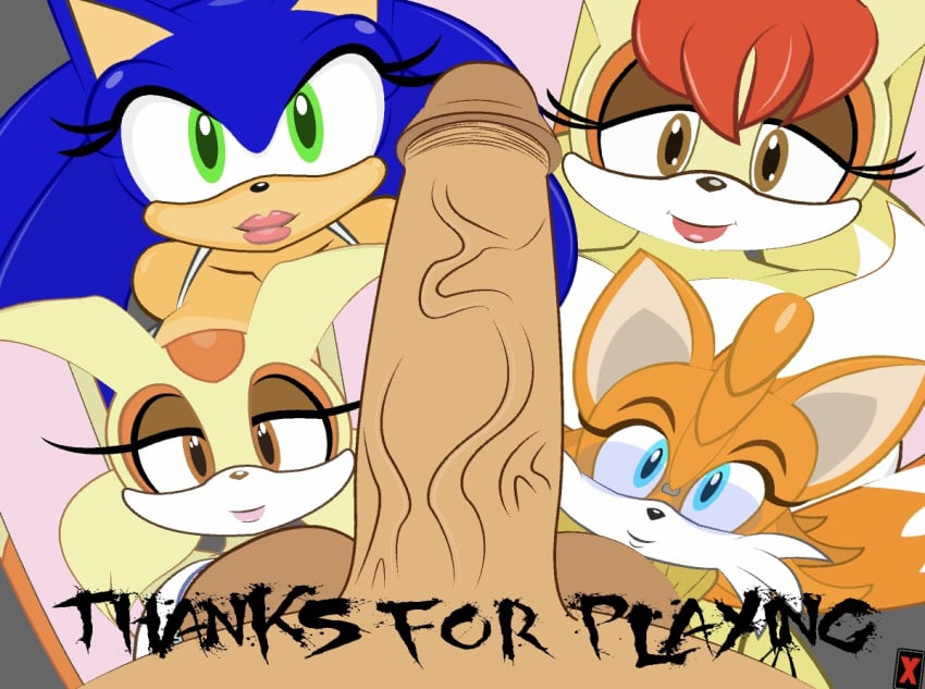 4girls bunny_girl bunnygirl cock cream_the_rabbit ctrl-z daughter erection fox_girl furry_female genderswap genderswap_(mtf) hedgehog_girl huge_cock milf mother mother_and_daughter penis rabbit_girl rule_63 sonic_(series) sonic_the_hedgehog sonic_transformed_2 sonique_the_hedgehog tails_the_fox tailsko vanilla_the_rabbit