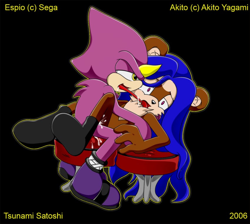 akito_yagami bear_ears blue_hair chair chameleon cum cum_inside espio_the_chameleon female kissing licking long_hair male missionary_position mobian mobian_(species) ninja penetration rape sega sex sonic_(series) sonic_oc sonic_the_hedgehog_(series) straight tongue tongue_out tsunami_satoshi vaginal vaginal_penetration