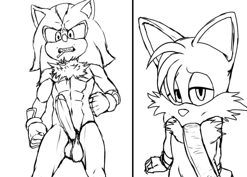 fellatio gay kokobiel miles_tails_prower shadow_the_hedgehog sonic_(series) tails tails tails_the_fox yaoi