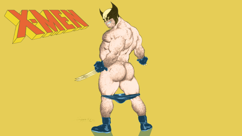 1boy bruno_b male male_only marvel marvel_comics solo wolverine_(x-men) x-men yaoi