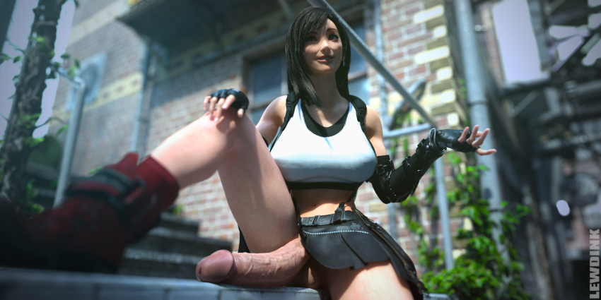 1futa 3d abs big_ass big_penis big_testicles bimbo blurred_background blurry blurry_background boots bottomless_skirt breasts brown_eyes brunette cleavage earrings final_fantasy final_fantasy_vii final_fantasy_vii_remake flaccid futa_only futanari gigantic_penis gloves hands_on_knees hands_up huge_cock huge_penis huge_testicles large_breasts lewdink long_hair looking_at_another looking_away outdoors panties penis penis_out penis_under_clothes penis_under_skirt resting_penis resting_testicles sitting skirt sky smile straps street testicles testicles_under_clothes thick_thighs thong tifa_lockhart white_top