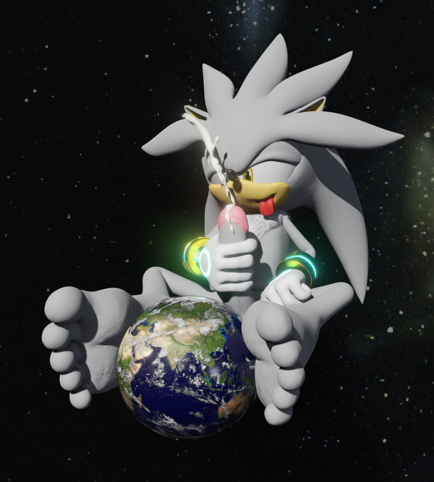 3d_(artwork) bodily_fluids cum digital_media_(artwork) earth ejaculation eulipotyphlan feet feet_focus feetymcfoot foot_fetish genital_fluids genitals hedgehog hi_res macro male mammal masturbation no_humans penis planet sega silver_the_hedgehog soles solo sonic_(series) sonic_the_hedgehog_(series) toes