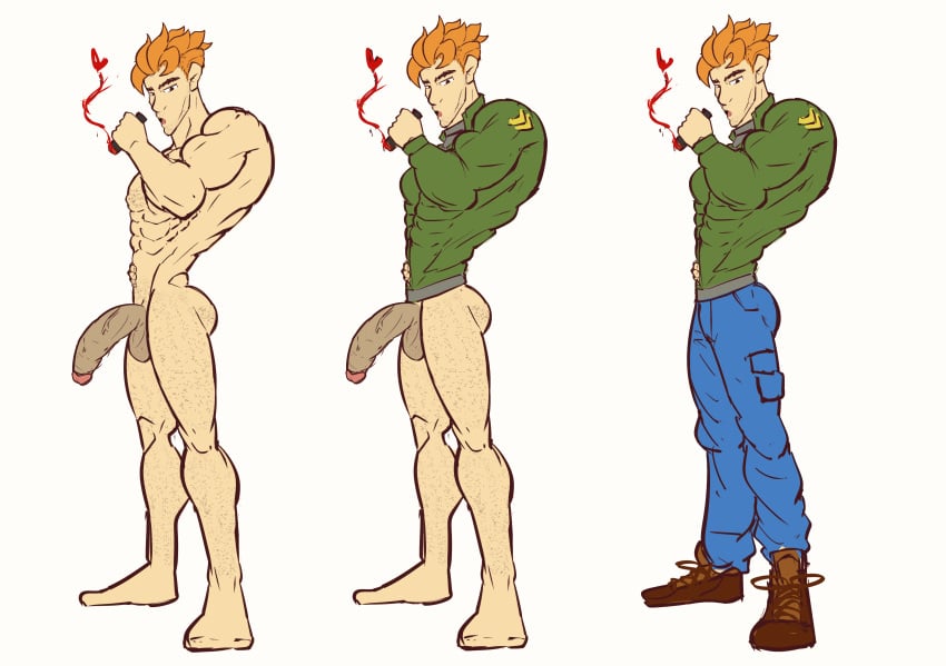 gay kent_(stardew_valley) kukichahojicha male male_only muscular_male self_upload stardew_valley tagme yaoi