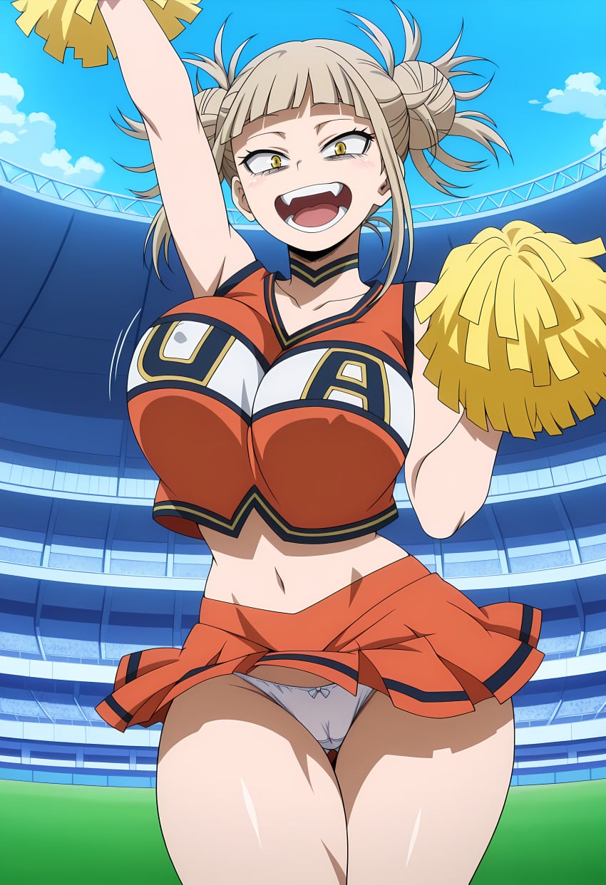 1girls ai_generated aindroidparanoid ass big_ass big_breasts big_butt boku_no_hero_academia breasts busty butt cheerleader curvy cute fat_ass female female_only hair hi_res himiko_toga hips huge_ass huge_breasts human large_ass large_breasts legs my_hero_academia narrow_waist panties schoolgirl slim_waist tagme thick_ass thick_thighs toga_himiko voluptuous waist wide_hips