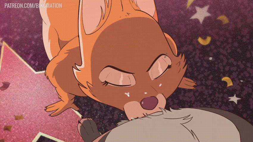 1boy 1girls 2d 2d_animation animated bikomation bodily_fluids cum cum_drinking cum_in_mouth cum_in_throat cum_swallow cum_swallowing deepthroat diane_foxington dreamworks fellatio female fox foxington frame_by_frame furry furry_female furry_male furry_only male oral oral_sex swallowing swallowing_bulge swallowing_penis_while_deepthroat the_bad_guys