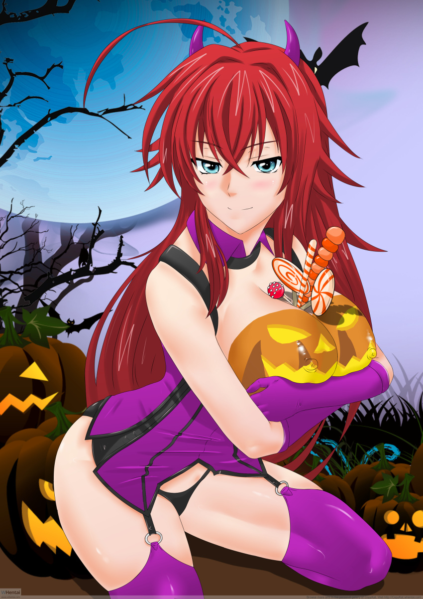 breasts halloween high_school_dxd nipples rias_gremory tagme whentai