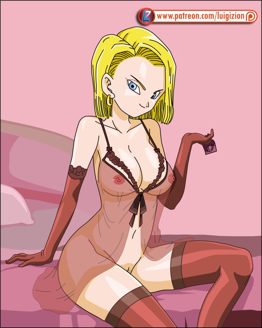 android_18 dragon_ball luigizion tagme