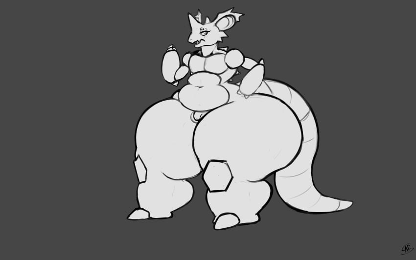 absurd_res anthro ashardy ass balls big_ass big_breasts big_butt breasts bubble_butt femboy generation_1_pokemon genitals girly hi_res huge_ass huge_thighs hyper_ass male male_only nidoking nintendo penis plant pokemon pokemon_(species) small_balls small_penis solo thick_thighs video_games wide_hips