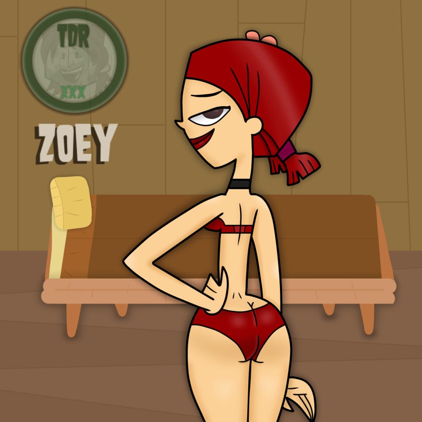 cartoon_network red_hair total_drama:_revenge_of_the_island total_drama_island underwear zoey_(tdi)