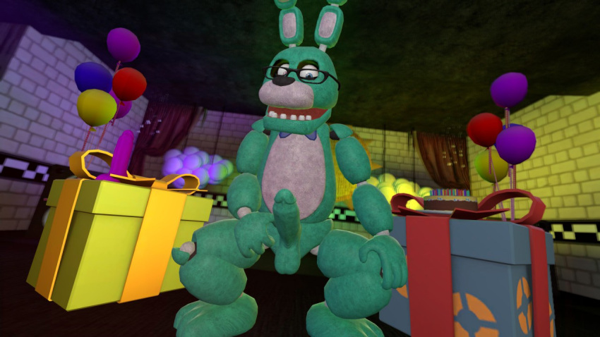 1boy 39_the_bunny 3d five_nights_with_39's male male_only penis rabbit