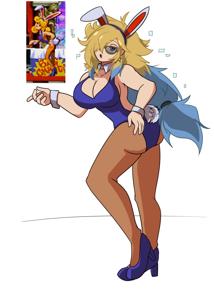 big_ass big_breasts breasts bunnysuit female proton_jon rosajon_(protonjon) segami_ido tagme