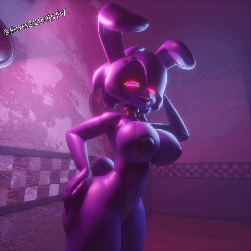 3d 3d_(artwork) bonfie bonfie_(cryptia) bonnie_(cally3d) bonnie_(fnaf) cally3d clazzey cryptiacurves fazclaire's_nightclub five_nights_at_freddy's fnaf fredina's_nightclub rule_63 scottgames silver2299 solo solo_female tagme