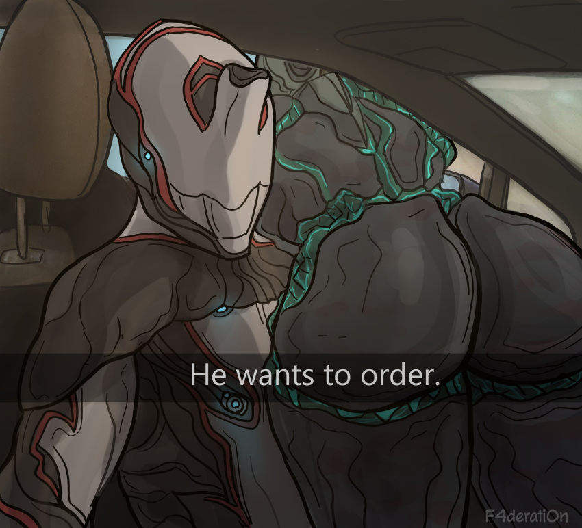 2boys ass ass_focus ass_up atlas_(warframe) atlas_karst big_ass bubble_ass bubble_butt clothing crystal excalibur_(warframe) he_wants_to_order in_car meme selfie snapchat tight_clothing warframe