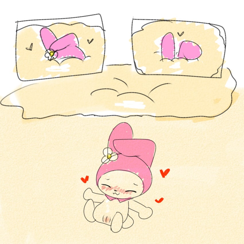 anonymous_artist blush blushing blushing_female color colored comic cum cum_inside cute fetish heart heart_symbol my_melody onegai_my_melody pussy quicksand red_heart red_hearts sanrio sink sinking tagme vagina