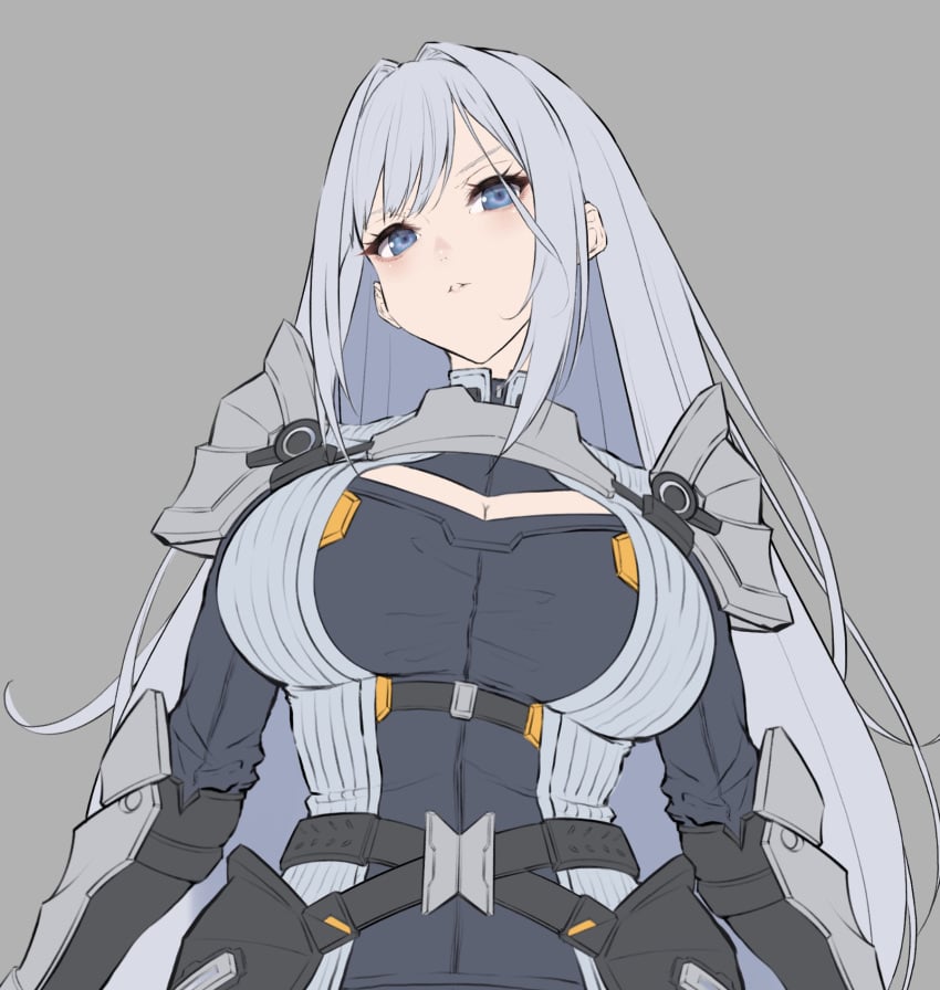 1girls big_breasts blue_eyes clothed ethel_(xenoblade) female female_only heroes_(xenoblade_3) looking_at_viewer silver_hair xenoblade_(series) xenoblade_chronicles_3