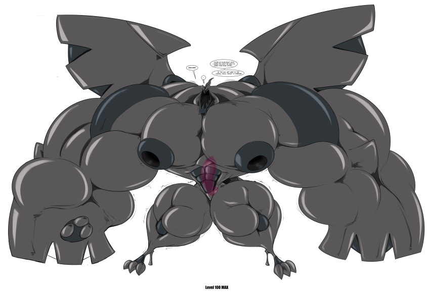 absurd_res bulge buttplug chastity_(disambiguation) clothing dragmon explicit generation_5_pokemon growth hi_res legendary_pokemon male nintendo no_humans plug_(sex_toy) pokemon pokemon_(species) sex_toy solo suit video_games zekrom