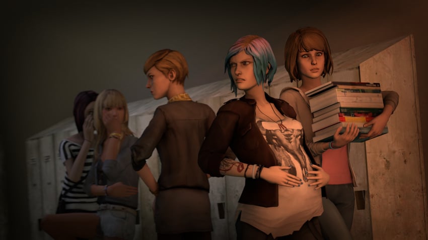 3d angry chloe_price courtney_wagner grandmanaconda_(artist) life_is_strange max_caulfield pregnant taylor_christensen unwanted_impregnation victoria_chase