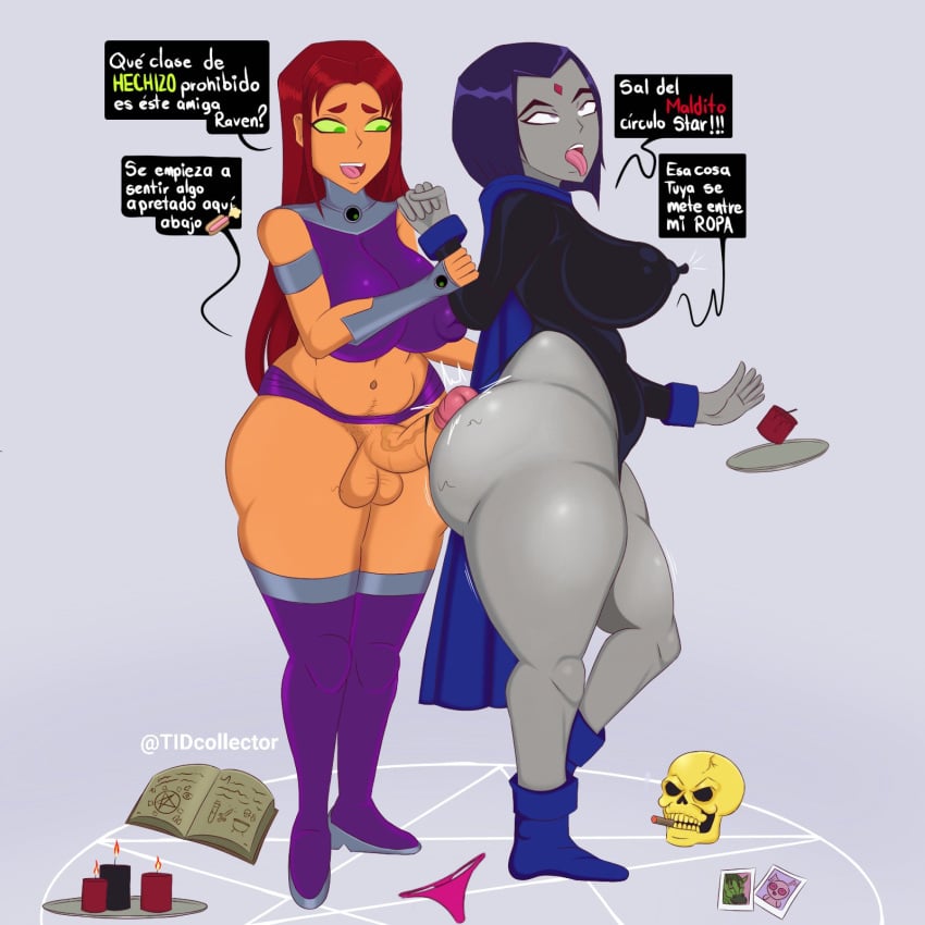 1futa 1girl1futa 1girls ahe_gao alien alien_futanari alternative_body_build alternative_bust_size ass before_sex big_ass big_breasts big_penis black_hair black_hair_bottom bottomless breasts buttjob cartoon_network clothed clothing dc dc_comics domination duo erection female futa_on_female futadom futanari green_eyes grey_skin huge_ass huge_balls huge_butt humanoid humanoid_penis imminent_sex koriand'r legs leotard light_hair_on_dark_hair mostly_clothed orange_skin partially_clothed penis pubic_hair purple_eyes rachel_roth raven_(dc) red_hair red_hair_on_black_hair red_hair_top spandex spanish_dialogue spanish_text standing starfire teen_titans thick_thighs thighhighs tidcollector tongue_out translation_request veiny_penis voluptuous