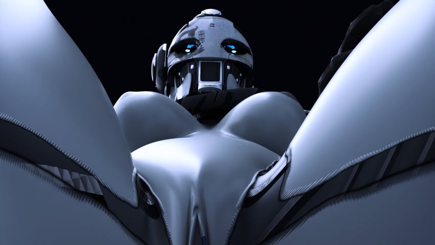 2girls 3d ada-1 between_legs blue_eyes boobs breasts bungie clitoris destiny_(game) destiny_2 exo grey_nipples grey_pussy medium_breasts nipples pov pussy robot robot_girl robot_humanoid thick_thighs tits vagina white_body