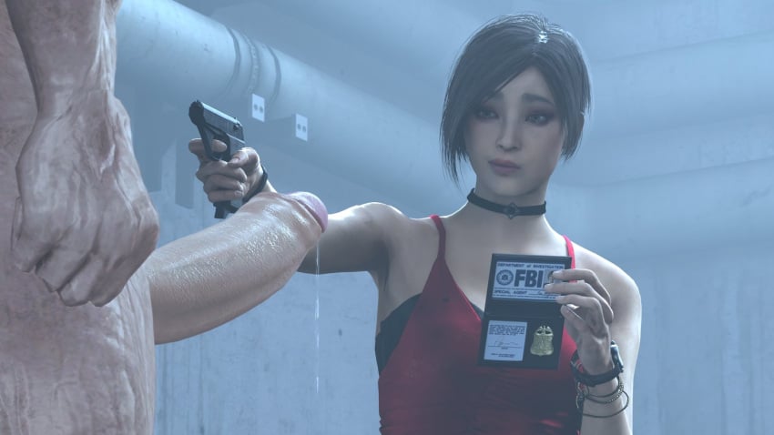 ... 3d ada_wong ada_wong_(adriana) asian_female at_gunpoint badge capcom choker clothed clothed_female_nude_male erection fbi fbi_badge female firearm foreskin gun gunpoint handgun huge_cock human id_card imminent_sex interracial light-skinned_male lipstick looking_at_penis male male/female neckwear nude nude_male pale-skinned_male pale_skin penis penis_awe pistol police police_badge precum precum_drip red_dress resident_evil resident_evil_2 resident_evil_2_remake semi-erect stephanie23 straight uncircumcised uncut veiny veiny_penis weapon