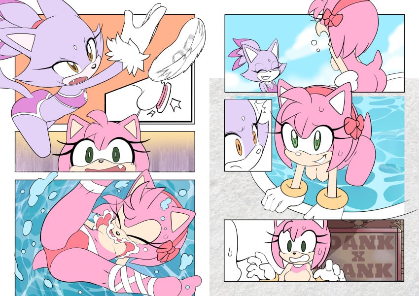 amy_rose big_ass big_breasts blaze_the_cat breasts female furry oposa_4 sega sonic_(series) tagme uyu