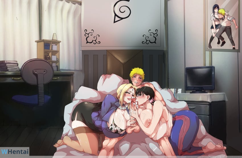 blowjob cattleya crossover hyuuga_hinata naruto queen's_blade tsunade uzumaki_naruto venno whentai