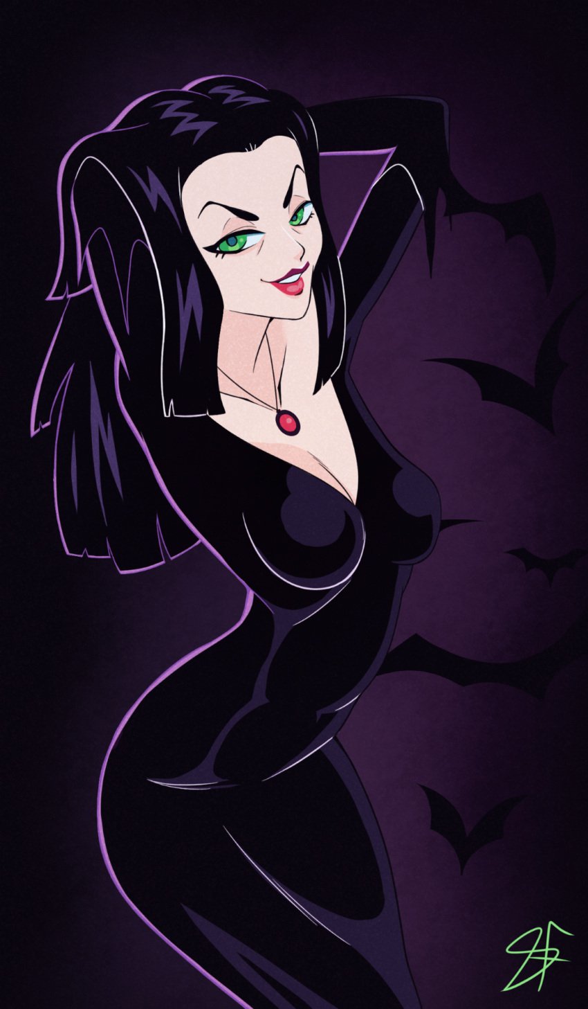 dress halloween milf morticia_addams starfinga the_addams_family the_addams_family_(1964)