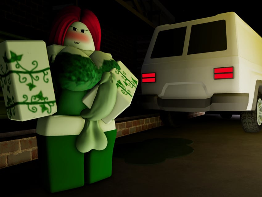 1futa 3d batman_(series) big_balls big_breasts big_legs big_penis big_thighs cum dc dc_comics futa futanari holding_penis horny looking_at_viewer pamela_isley poison_ivy pose pov roblox robloxian self_upload tagme van zmcv2