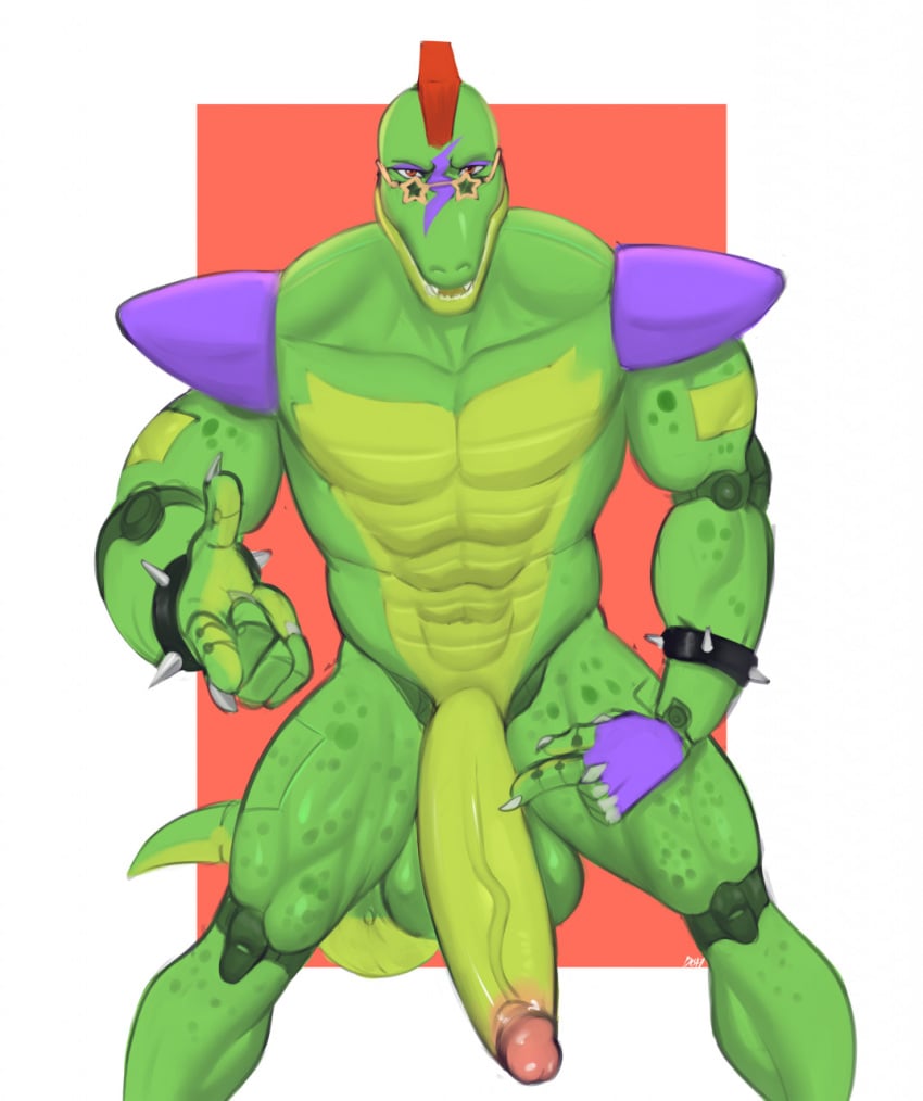 2022 abs alligator alligatorid animatronic anthro balls besky_(artist) biceps big_balls big_cock big_penis boner bracelet claws crocodile crocodilian crocodylid digital_drawing_(artwork) digital_media_(artwork) erection facepaint fangs five_nights_at_freddy's five_nights_at_freddy's:_security_breach fnaf foreskin gay glans glasses green_body green_skin huge_balls huge_cock humanoid_genitalia humanoid_penis hyper_balls hyper_genitalia hyper_penis machine male male_only montgomery_gator_(fnaf) muscles muscular_anthro muscular_male navel nude open_smile pecs penis pointing_at_penis pointing_down pose presenting_balls presenting_penis red_eyes red_hair reptile retracted_foreskin robot scottgames sharp_teeth shoulder_pads smile solo solo_anthro solo_focus solo_male spiked_bracelet star_glasses sunglasses teeth testicle two_tone_body two_tone_skin two_tone_tail veiny veiny_penis