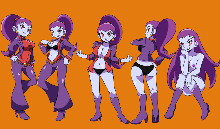 big_breasts breast datwondoude mound_of_venus naked nipple risky_boots shantae shantae:_half-genie_hero shantae_and_the_pirate's_curse shantae_and_the_seven_sirens solo strip_game wayforward