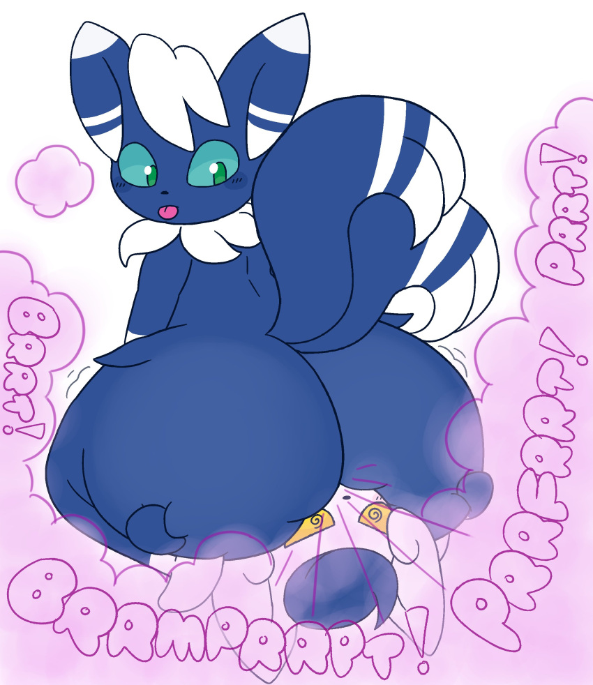 1boy1girl ass big_ass blush bubble_butt cute drawful-s facesitting fainted fart fart_cloud fart_fetish farting farting_in_face feline female femboy femboydom girly hands_on_ass male male/female male_on_female meowstic nintendo pokémon_(species) pokemon tongue_out