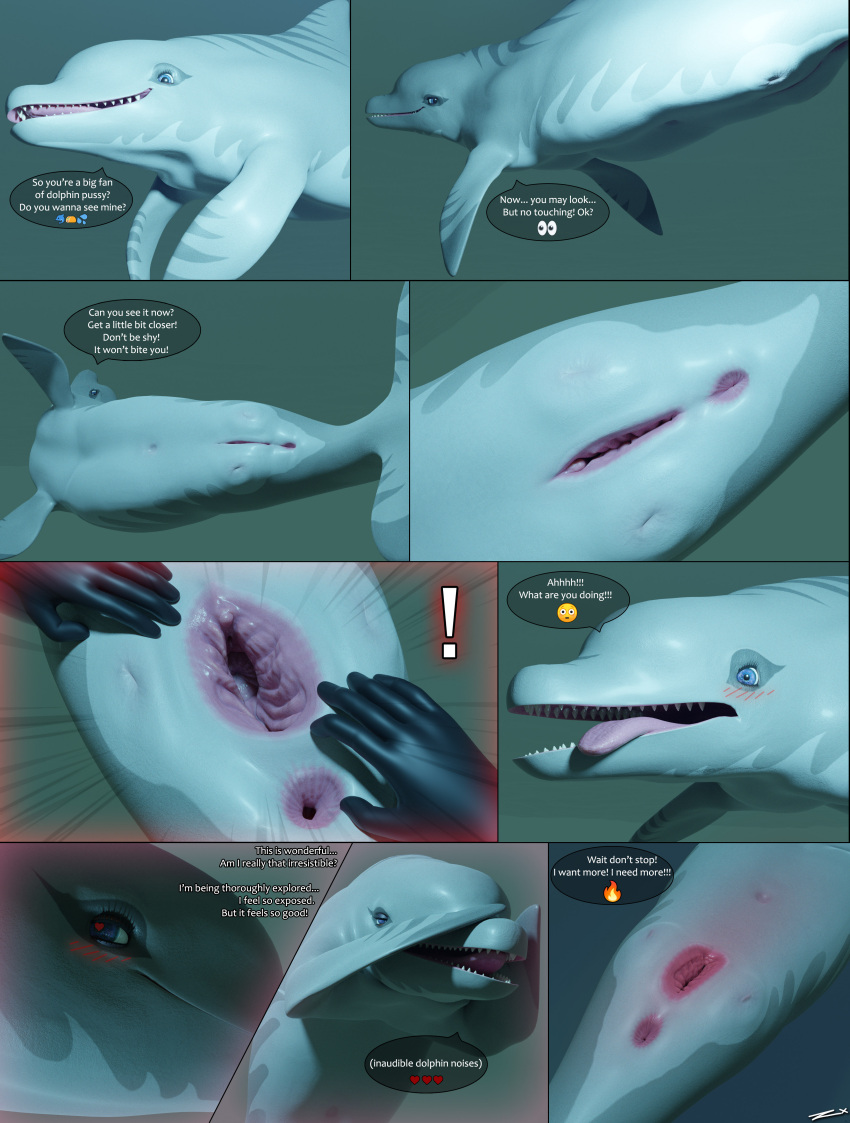 Male diver x female shark porn