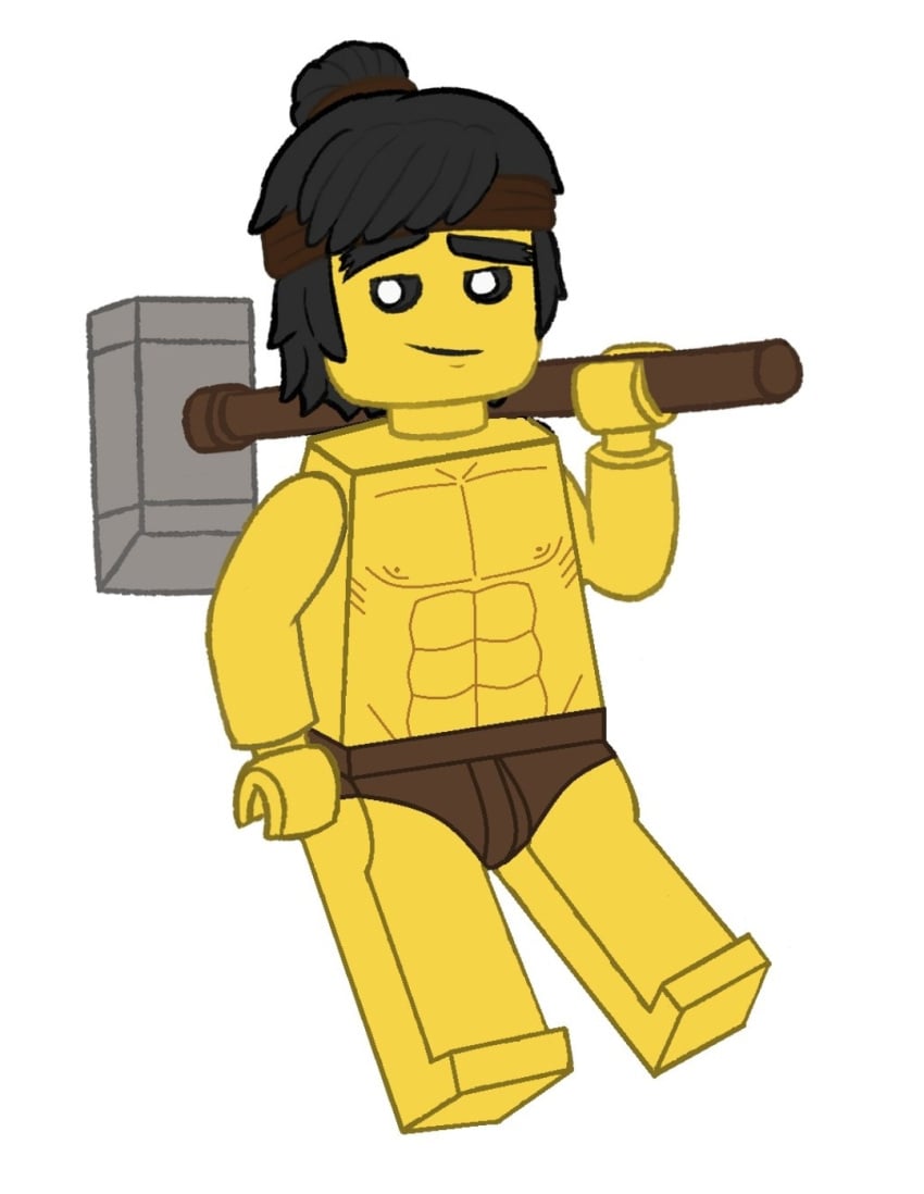 cole_(ninjago) lego lego_anatomy ninjago tagme the_lego_ninjago_movie yellow_skin