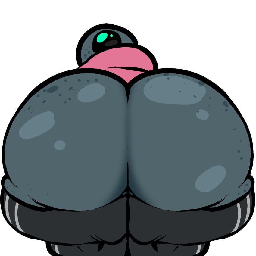 alien ass ass_cleavage balls big_ass butt_crack cream_(repomorame) femboy grey_alien huge_ass looking_at_viewer male male_only non-human pants_down presenting_hindquarters repomorame solo_male tagme thick_thighs wide_hips