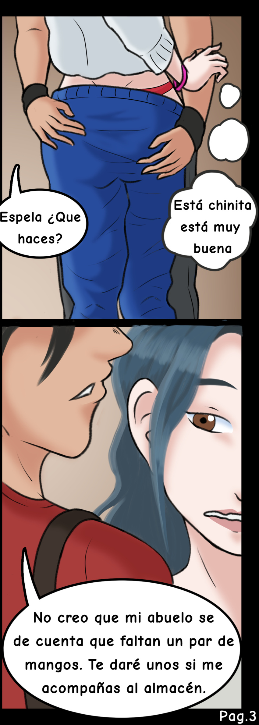 asian_female chingu_amiga comic_panel mango spanish_text