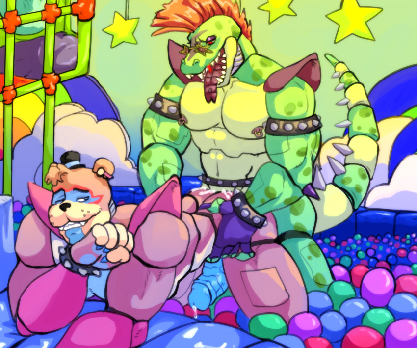 2022 abs after_sex all_fours alligator alligatorid anal anal_sex animatronic anthro anthro_on_anthro anthro_penetrated anthro_penetrating anthro_penetrating_anthro bara bear bodypaint boner bow_tie bowtie bracelet claws crocodile crocodilian crocodylid cum_trail cumming_from_anal_sex cumming_while_penetrating cumshot cumshot_in_anus digital_drawing_(artwork) digital_media_(artwork) doggy_style doggy_style_position ear_ring ejaculation ejaculation_while_penetrated erect_penis erection facepaint fangs finger_claws fingerless_gloves five_nights_at_freddy's five_nights_at_freddy's:_security_breach from_behind from_behind_position fronty gay gay_domination gay_sex glamrock_freddy_(fnaf) glans gloves grabbing_from_behind green_body green_skin half-closed_eyes hands_on_hips humanoid_genitalia humanoid_penis interspecies jenpie2 machine male/male male_only male_penetrated male_penetrating male_penetrating_male mammal montgomery_gator_(fnaf) muscles muscular muscular_anthro muscular_arms muscular_male navel nipple_piercing nipples nude nude_male open_mouth open_smile orange_body orange_fur orgasm orgasm_from_anal pecs penile_penetration penis penis_in_ass pierced_ears pierced_nipples piercings precum precum_drip red_eyes red_hair reptile robot robot_penis sharp_teeth shoulder_pads spiked_bracelet spiked_tail spikes_(anatomy) strap tail_spines tongue tongue_out top_hat tophat two_tone_body two_tone_fur two_tone_skin two_tone_tail video_games yaoi