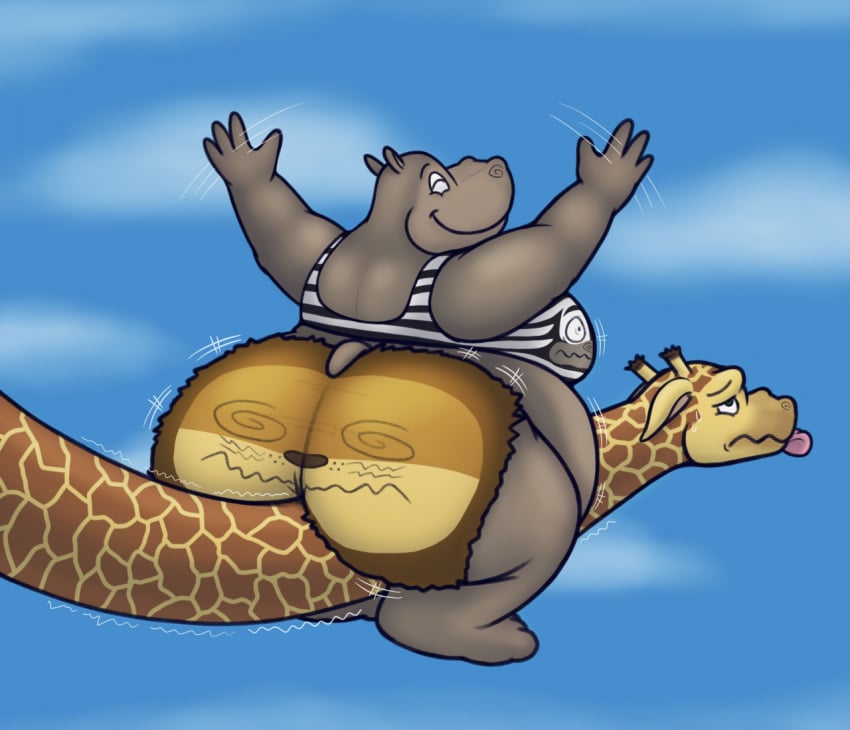 alakay_alex anthro anthro_on_feral big bra_transformation bullying chunky femdom giraffe gloria_the_hippopotamus hippopotamid huge_ass lion madagascar_(series) malesub marty_the_zebra melman_mankiewicz_iii overweight_female panties_transformation plumpy round shapely snuggydoug somethin_somethin teasing underwear_transformation zebra