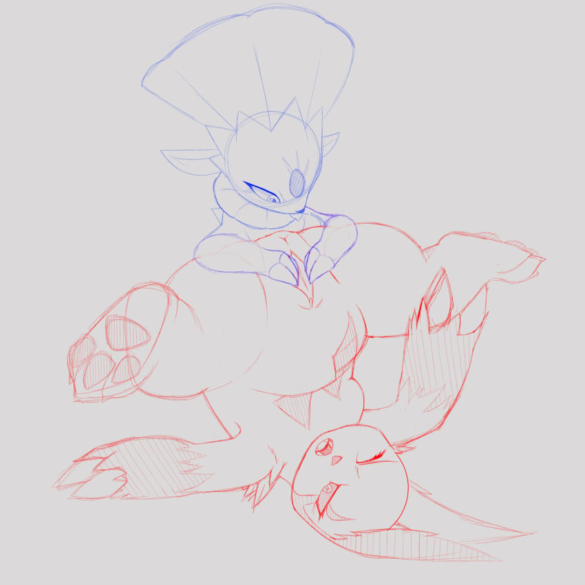 absurd_res duo female female/female generation_3_pokemon generation_4_pokemon hi_res interspecies knowdwagon nintendo pokemon pokemon_(species) pokephilia sketch video_games weavile yuri zangoose