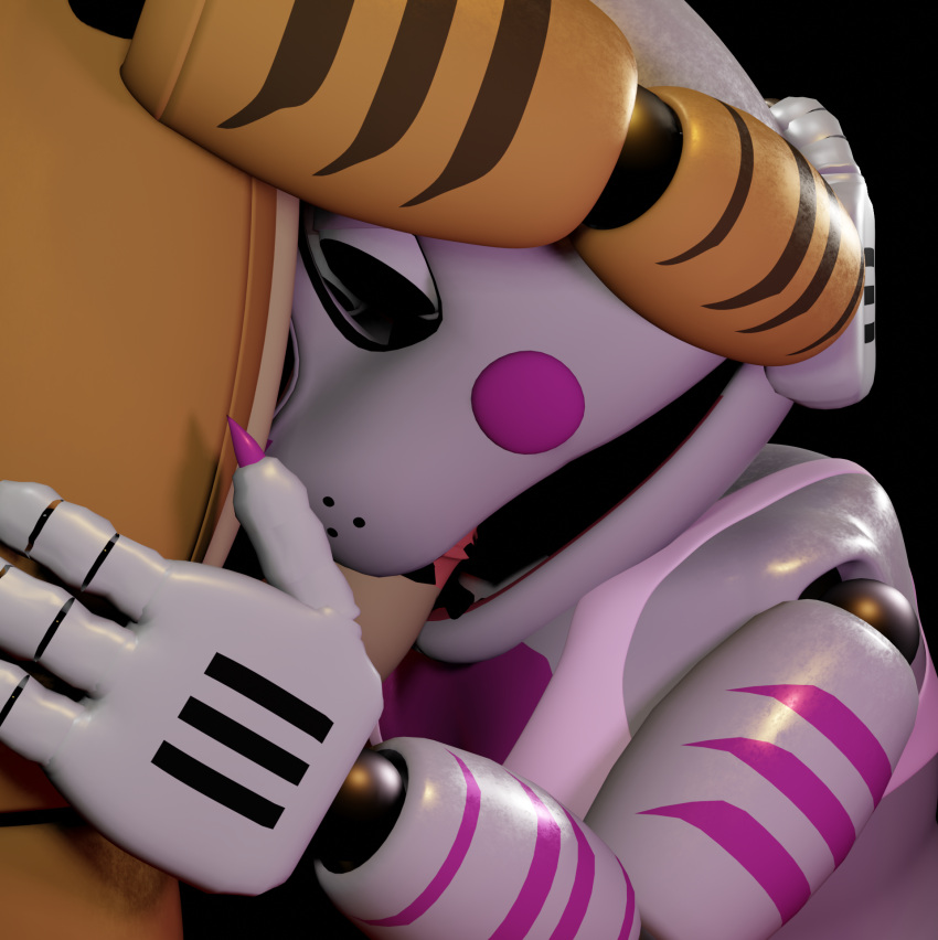 3d 3d_model animatronic blender blowjob bra breasts dick five_nights_at_freddy's fnaf george_(jolly) george_(jolly4) george_goodtime(jolly) jolly jolly_(game) jolly_4 maxie_(jolly) maxie_(jolly4) maxie_goodtime(jolly) pink_eyes render rendered robot_girl sucking sucking_penis white_tiger