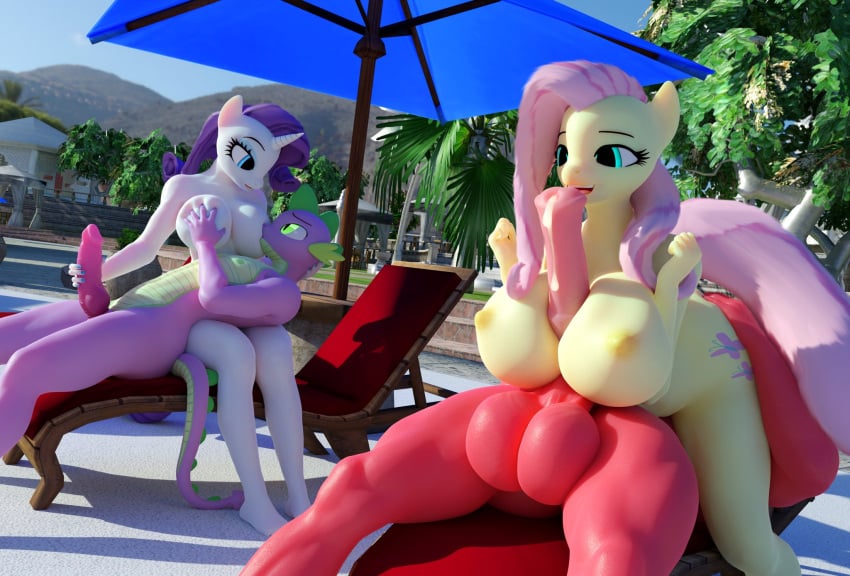 3d 69 animal_genitalia animal_penis anthro anthrofied big_macintosh_(mlp) big_testicles blue_eyes bodily_fluids breast_play breasts cutie_mark degen3d dragon earth_pony equid equine equine_penis erection feet fellatio female fluttershy_(mlp) friendship_is_magic fur furry genital_fluids genitals handjob hasbro highres horn horse humanoid_feet knot large_breasts male mammal my_little_pony nipple_fetish nipple_play nipple_suck nursing_handjob oral outdoors paizuri parasol penis pink_hair pony precum purple_body purple_hair purple_scales rarity_(mlp) red_body red_fur scales sex smooth_skin spike_(mlp) straight sucking testicles unicorn white_fur yellow_body yellow_fur