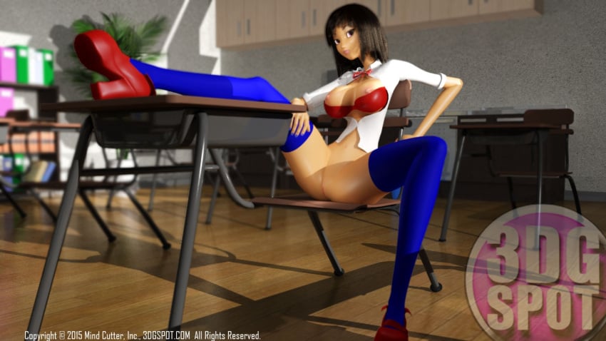 1girls 3d 3d_(artwork) 3dgspot big_breasts breasts busty cleavage curvy eyebrows eyelashes eyes female hair hips hourglass_figure huge_breasts human large_breasts legs light-skinned_female light_skin lips lower_body original original_character thighs upper_body voluptuous waist