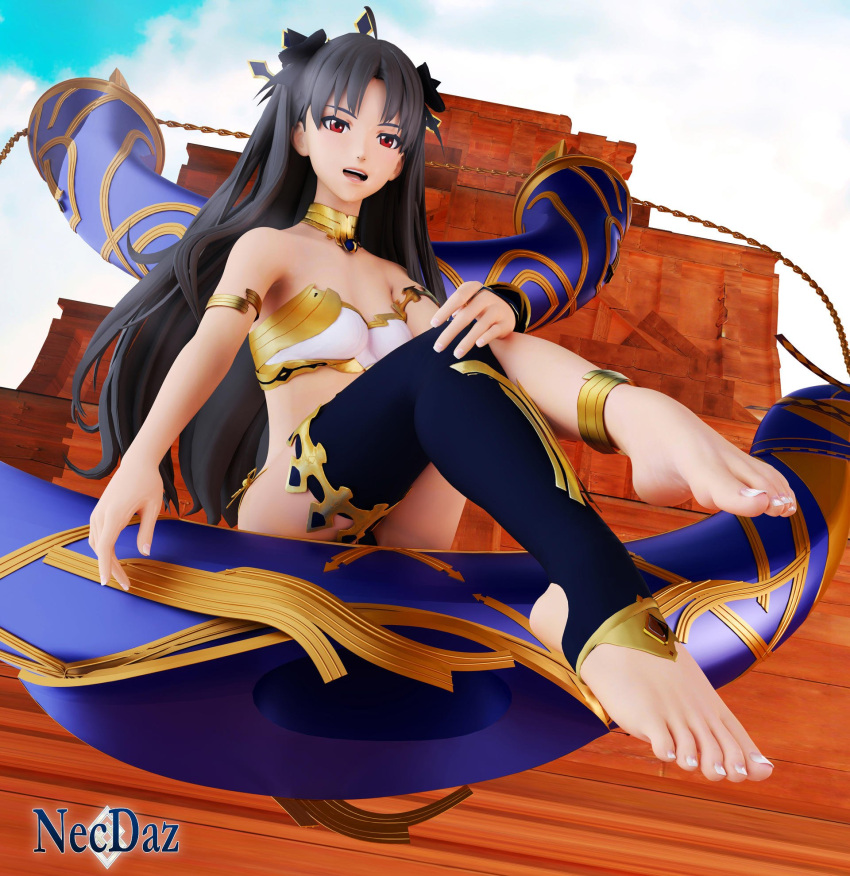 3d fate/grand_order fate_(series) feet foot_fetish ishtar_(fate) ishtar_(fate/grand_order) necdaz91 tagme toes