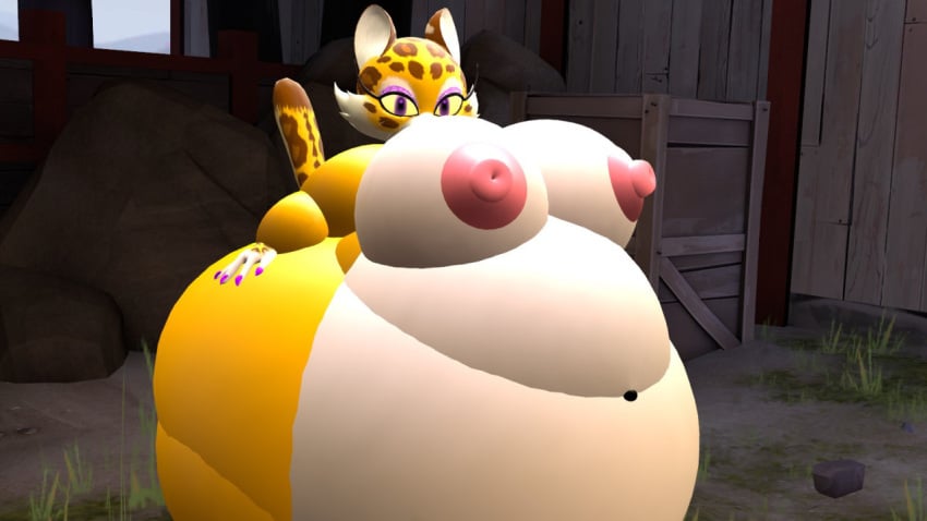 belly belly_button big_ass big_belly big_breasts big_nipples breasts clawroline fat female garry's_mod hand_on_ass huge_ass huge_belly kirby_(series) kirby_and_the_forgotten_land legoben2 nintendo nipples overweight pink_nipples tagme thick_thighs thighs