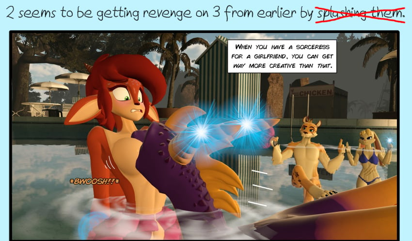 activision anthro bianca_(spyro) blush boob_fetish breast_expansion breasts cheetah dragon elora embarrassed faun_(spyro) female feral feral_on_anthro fetish garry's_mod harem head_between_breasts hunter_(spyro) interspecies large_breasts magic male naked_female no_nipples nude_male pool rabbit revenge smug spell spyro spyro_reignited_trilogy spyro_the_dragon sweat swimwear tyrakathedragonfan